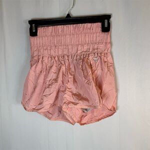 FP Movement by Free People Way Home Shorts Womens XS Pink High Rise Lined